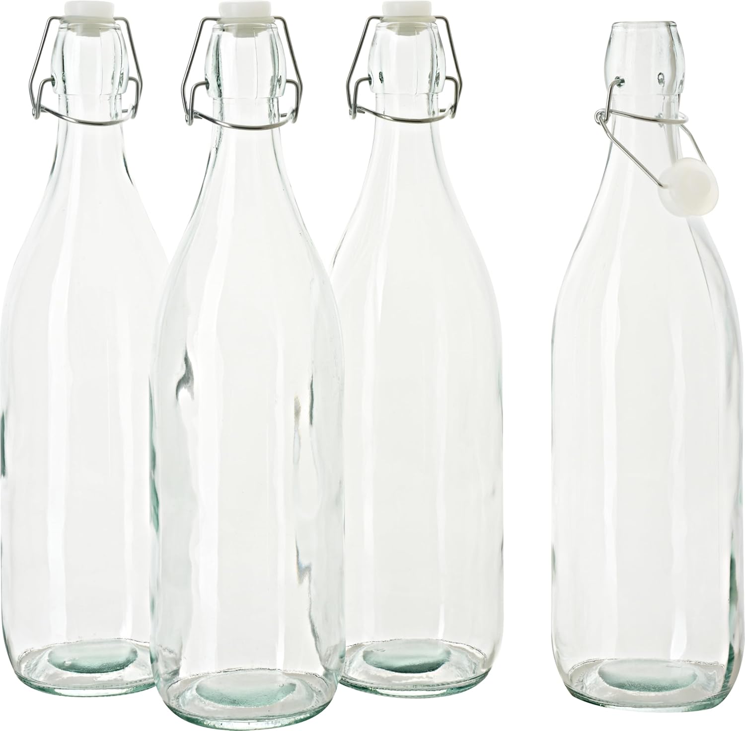 Bouteilles en verre à bouchon mécanique